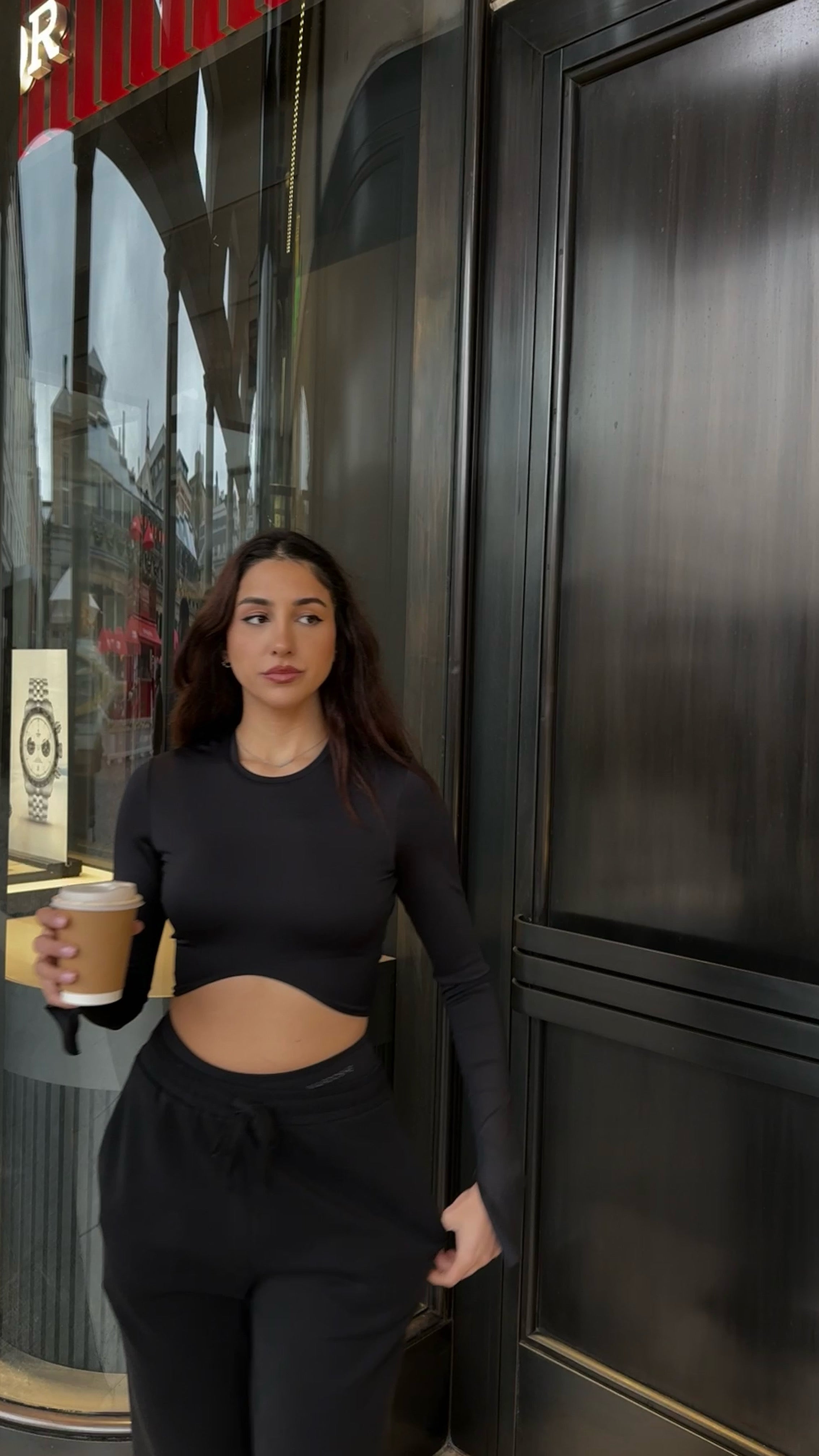 Split Sleeve Croptop